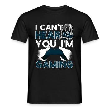 Gamer Gaming Video Games Videospiele - Männer T-Shirt - Schwarz - Vorne - AI Model Male 178 light (178cm)