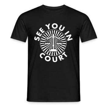 Lawyer Lawyer Law Lawyer - Men's T-Shirt - black - Front - AI Model Male 178 light (178cm)