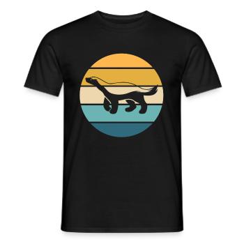 Rétro 1990- 1000 000 000 000 - T-shirt homme - noir - Devant - AI Model Male 178 light (178cm)