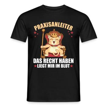 Praxisanleiter lustiger Spruch - Männer T-Shirt - Schwarz - Vorne - AI Model Male 178 light (178cm)