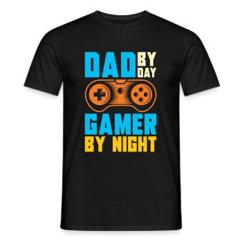 Gamer Gaming Video Games Videospiele - Männer T-Shirt - Schwarz - Vorne - AI Model Male 178 light (178cm)