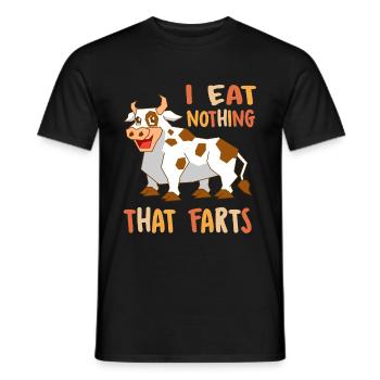Vegan Veganer - Männer T-Shirt - Schwarz - Vorne - AI Model Male 178 light (178cm)