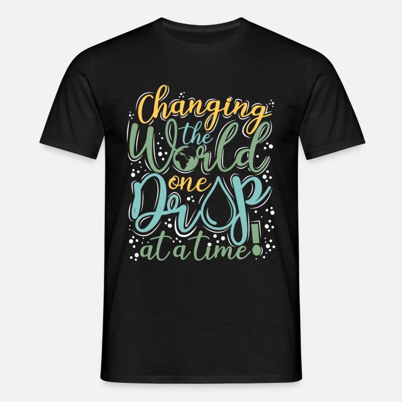 Ätherisches Öl - Männer T-Shirt - Schwarz
