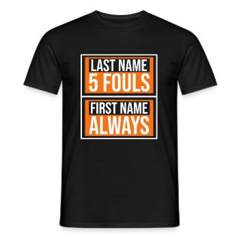 Basketteur - T-shirt homme - noir - Devant - AI Model Male 178 light (178cm)