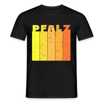 Pfalz Eifel Pfälzer vintage Geschenk - Männer T-Shirt - Schwarz - Vorne - AI Model Male 178 light (178cm)