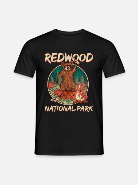 USA America National Park - Men's T-Shirt - black