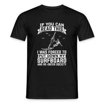 Windsurf Windsurf - Camiseta hombre - negro - delante - AI Model Male 178 light (178cm)