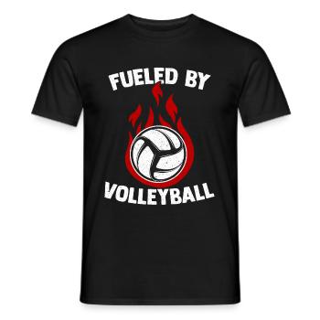 Volley-ball beach volley - T-shirt homme - noir - Devant - AI Model Male 178 light (178cm)