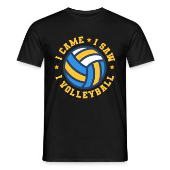 Volley-ball beach volley - T-shirt homme - noir - Devant - AI Model Male 178 light (178cm)