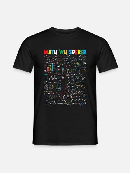 Math Whisperer - Männer T-Shirt - Schwarz