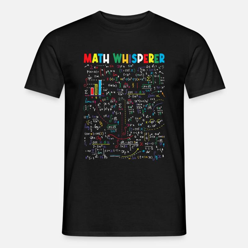 Math Whisperer - Men’s T-shirt - black