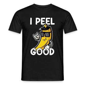 Banana Fruit Bananas Saying Gift - Men's T-Shirt - black - Front - AI Model Male 178 light (178cm)