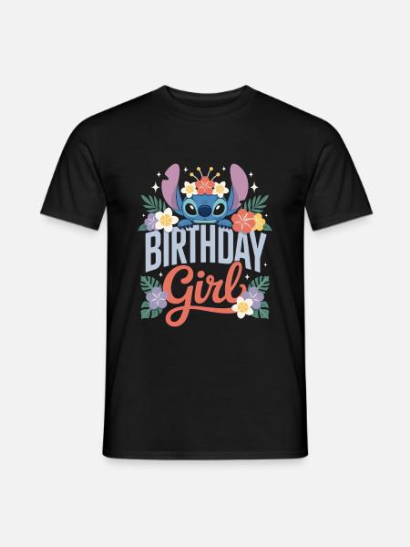 Fille d’anniversaire axolotl - T-shirt homme - noir