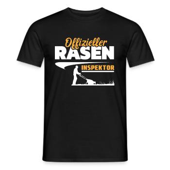 Offizieller Rasen Inspektor - Männer T-Shirt - Schwarz - Vorne - AI Model Male 178 light (178cm)