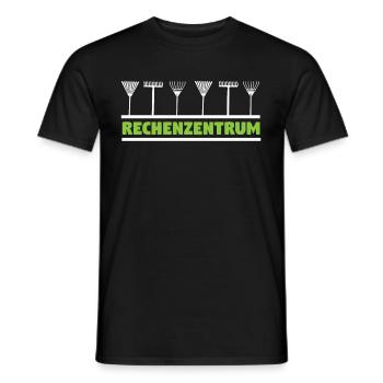 Rechenzentrum - Männer T-Shirt - Schwarz - Vorne - AI Model Male 178 light (178cm)