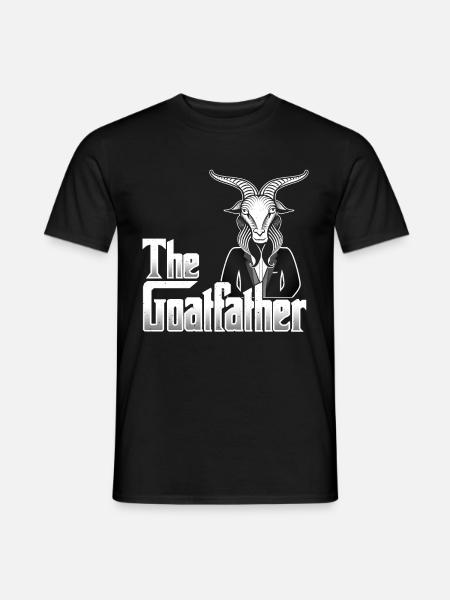 Chèvres - Le bouc - T-shirt homme - noir