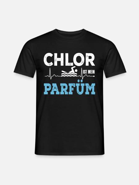 Chlor Ist Mein Parfüm - Männer T-Shirt - Schwarz