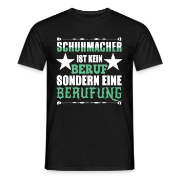 Schuhmacher Berufung - Männer T-Shirt - Schwarz - Vorne - AI Model Male 178 light (178cm)
