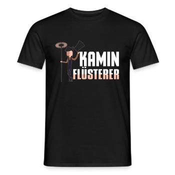 Schornsteinfeger - Kamin Flüsterer - Männer T-Shirt - Schwarz - Vorne - AI Model Male 178 light (178cm)