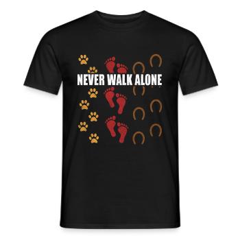 Equine Horse Riding Pony Equestrian Equestrian Gift - Men's T-Shirt - black - Front - AI Model Male 178 light (178cm)