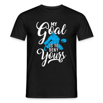 Hockey Hockey Hockey Hockey Hockey Racket Gift - Men's T-Shirt - black - Front - AI Model Male 178 light (178cm)