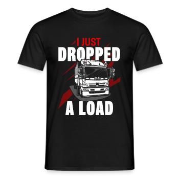 Trucker Truck Driver Truck Driver Brummi Gift - Men's T-Shirt - black - Front - AI Model Male 178 light (178cm)