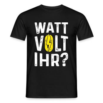 Électroniciens Electricité Électricité Cadeau - T-shirt homme - noir - Devant - AI Model Male 178 light (178cm)