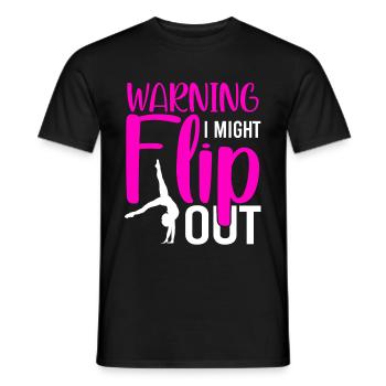 Gymnastik Sport Turnen Bodenturnen Turner Geschenk - Männer T-Shirt - Schwarz - Vorne - AI Model Male 178 light (178cm)