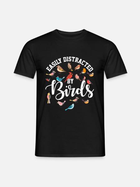 Bird Ornithology Birdwatcher Gift - Men's T-Shirt - black