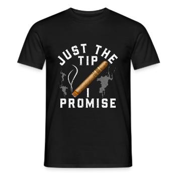 Cigar - Men's T-Shirt - black - Front - AI Model Male 178 light (178cm)