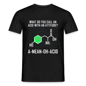 Chemistry - Men's T-Shirt - black - Front - AI Model Male 178 light (178cm)