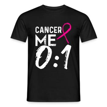 Krebs Chemotherapie Chemo Geschenk - Männer T-Shirt - Schwarz - Vorne - AI Model Male 178 light (178cm)