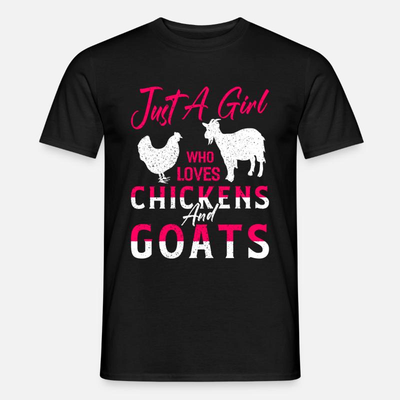 Huhn - Männer T-Shirt - Schwarz