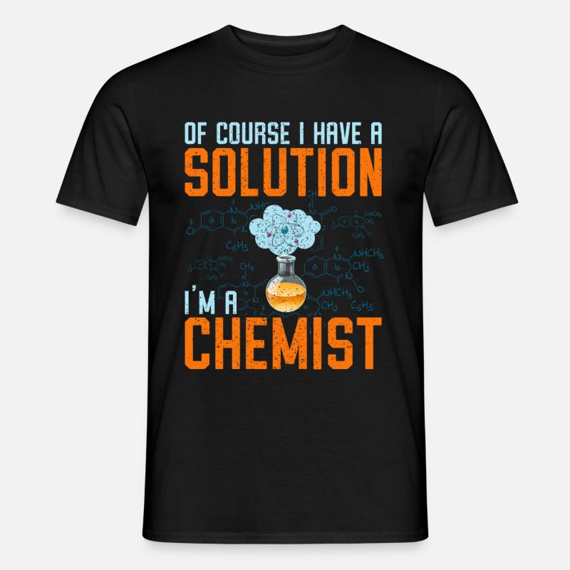Chimica - T-shirt uomo - nero