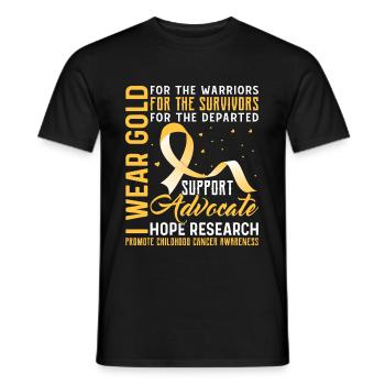 Krebs Chemotherapie Chemo Geschenk - Männer T-Shirt - Schwarz - Vorne - AI Model Male 178 light (178cm)