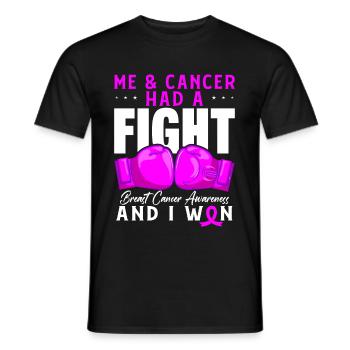 Krebs Chemotherapie Chemo Geschenk - Männer T-Shirt - Schwarz - Vorne - AI Model Male 178 light (178cm)