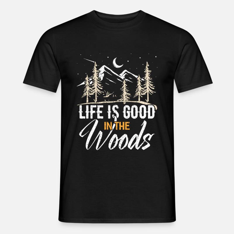 Outdoor - Männer T-Shirt - Schwarz