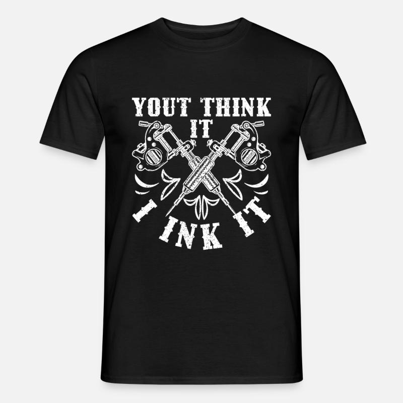 Tattoo - Männer T-Shirt - Schwarz