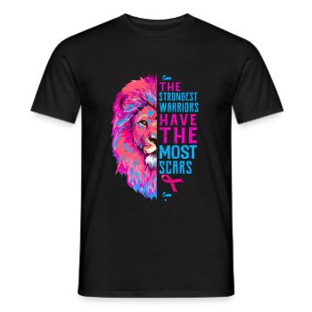 Cancer - T-shirt homme - noir - Devant - AI Model Male 178 light (178cm)