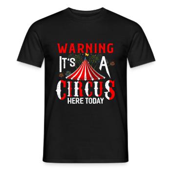 Cirque - T-shirt homme - noir - Devant - AI Model Male 178 light (178cm)
