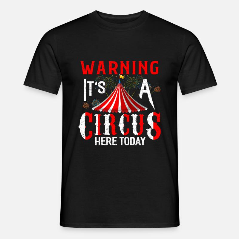 Zirkus - Männer T-Shirt - Schwarz