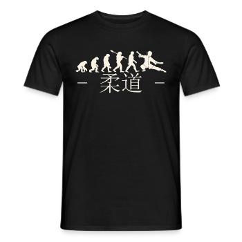 Karate-Evolution. Kampfsport. Geschenkidee.Japan - Männer T-Shirt - Schwarz - Vorne - AI Model Male 178 light (178cm)