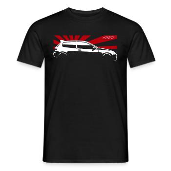 JDM EG6 Japan Domestic Market Car - Men's T-Shirt - black - Front - AI Model Male 178 light (178cm)