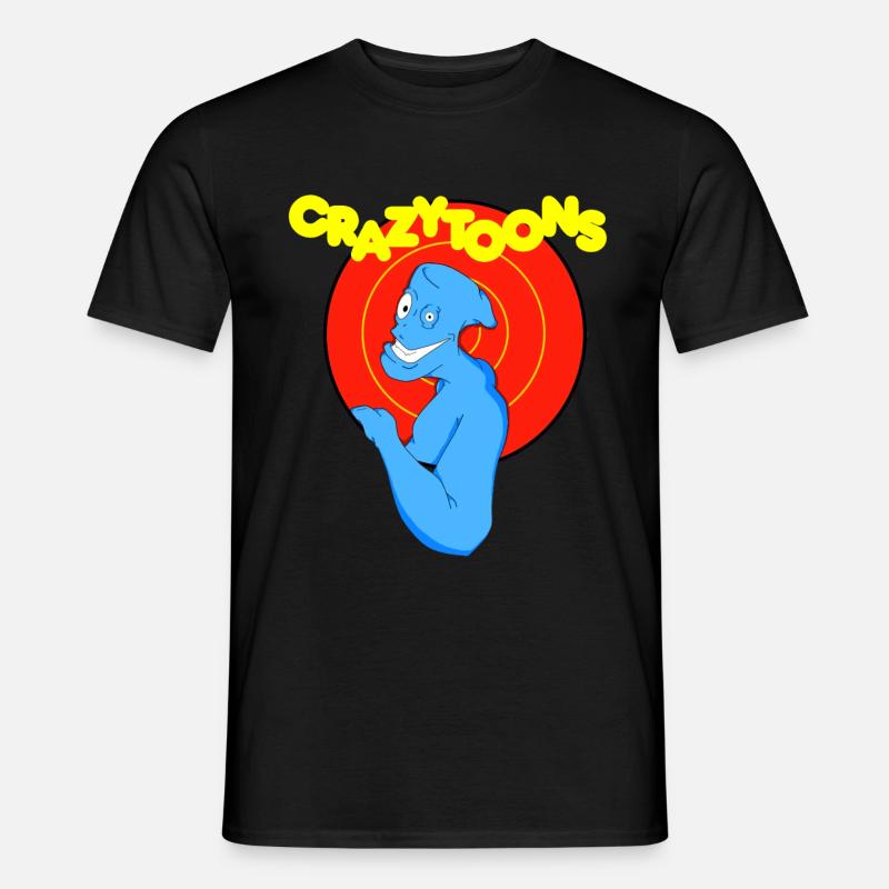Crazytoons - Männer T-Shirt - Schwarz
