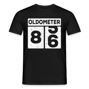 86th birthday 86 years funny 86th birthday - Men's T-Shirt - black - Front - AI Model Male 178 light (178cm)