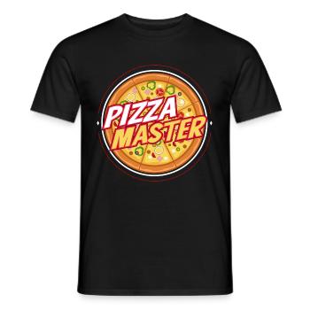 Pizzameister Hobby Pizzakoch Italienisches Essen - Männer T-Shirt - Schwarz - Vorne - AI Model Male 178 light (178cm)