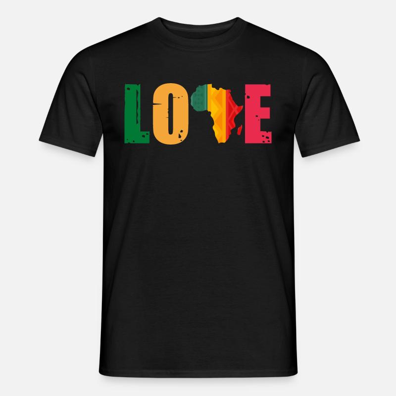 Afrika - Männer T-Shirt - Schwarz