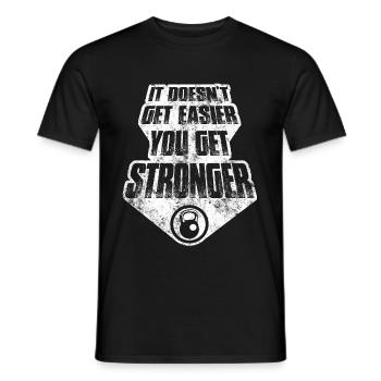 Entraînement de musculation - T-shirt homme - noir - Devant - AI Model Male 178 light (178cm)
