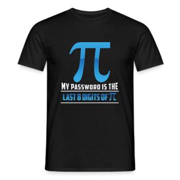 Math mathématicien Fonctions de professeur de mathématiques Pi - T-shirt homme - noir - Devant - AI Model Male 178 light (178cm)