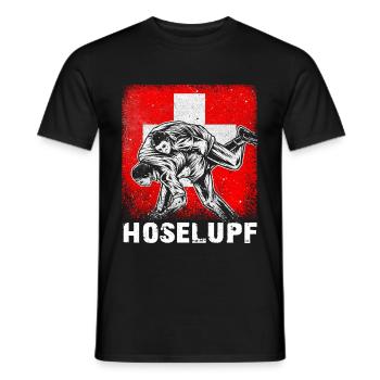 Schweiz Tradition Patriot Schwingen Mundart - Männer T-Shirt - Schwarz - Vorne - AI Model Male 178 light (178cm)